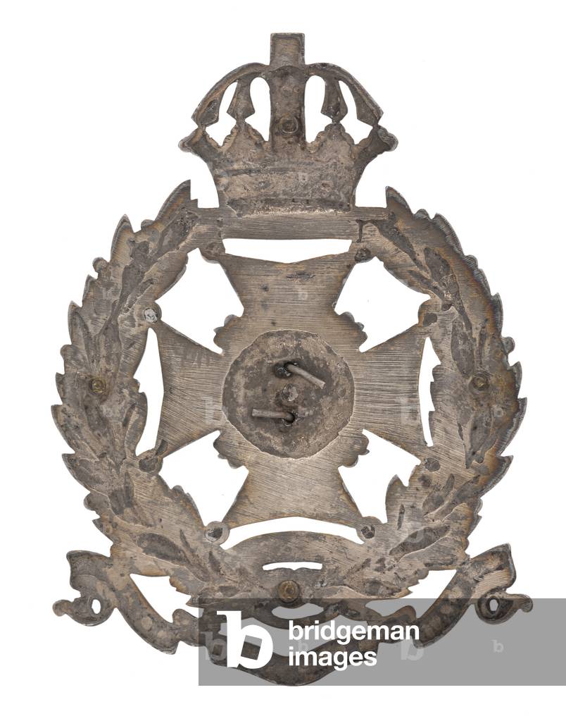 Pouch belt plate, Calcutta Volunteer Rifles, 1863-1901 (metal)