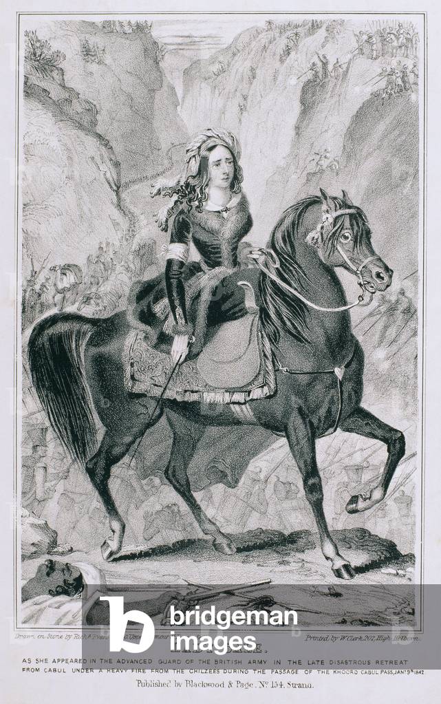 Lady Sale, 9 January 1842 (litho)