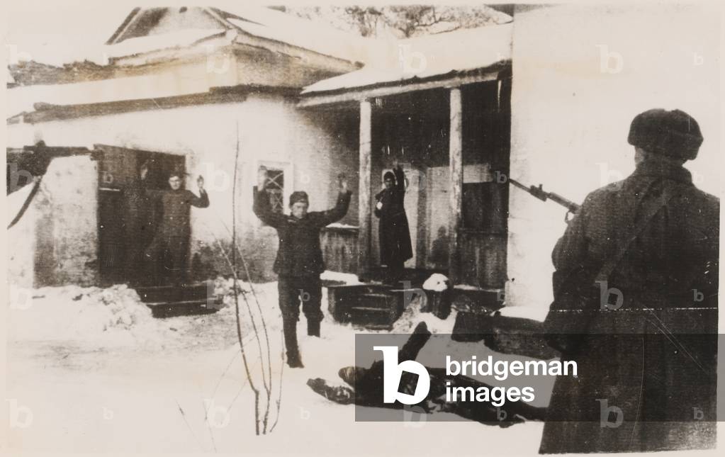 Surrender at Stalingrad, 1943 (b/w photo)