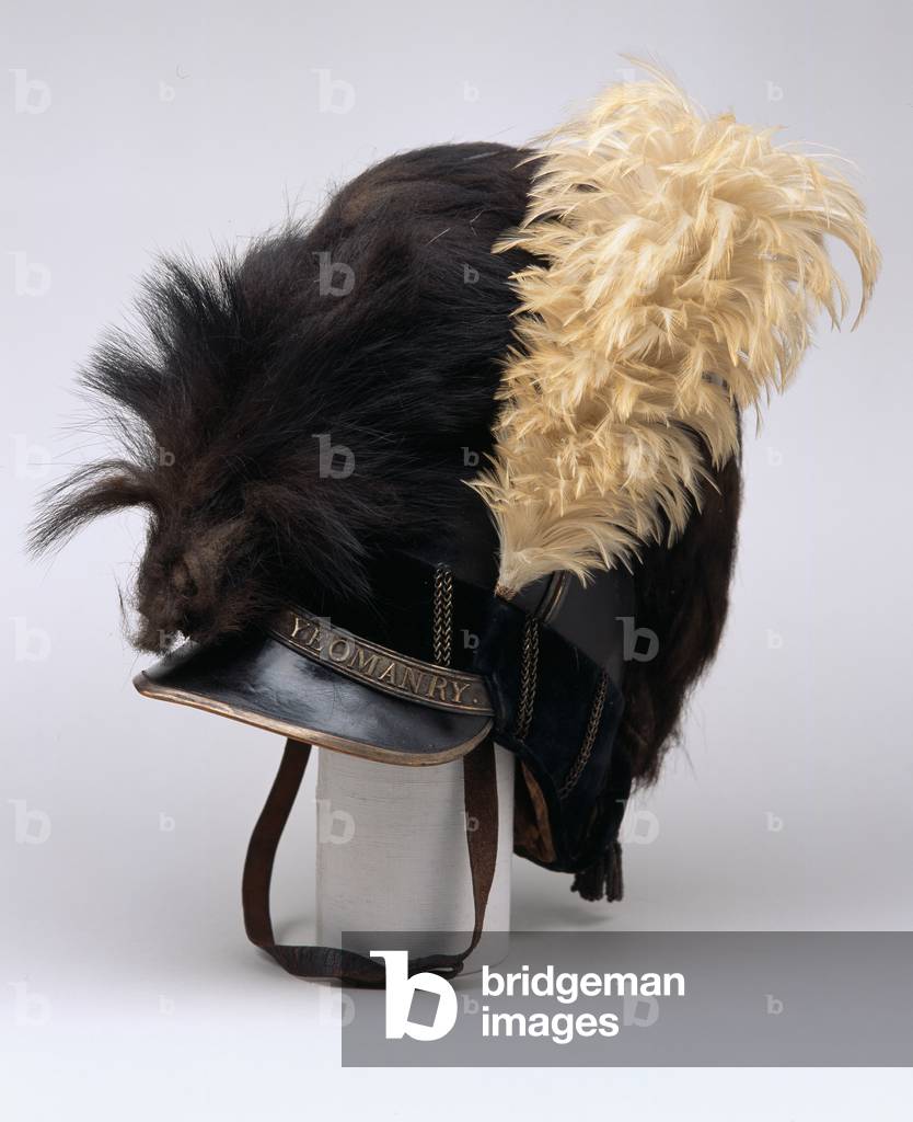 Officer's Tarleton pattern helmet, Buckinghamshire Yeomanry Cavalry, 1800 circa (leather)