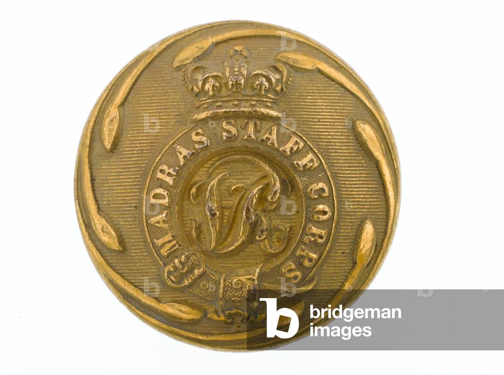 Button, Madras Staff Corps, 1861-1876 (gilt)
