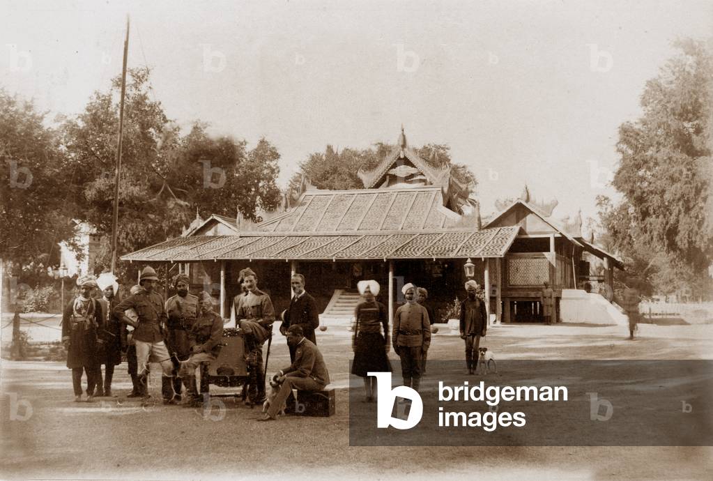 Chief's House, Mandalay, c.1886 (b/w photo)