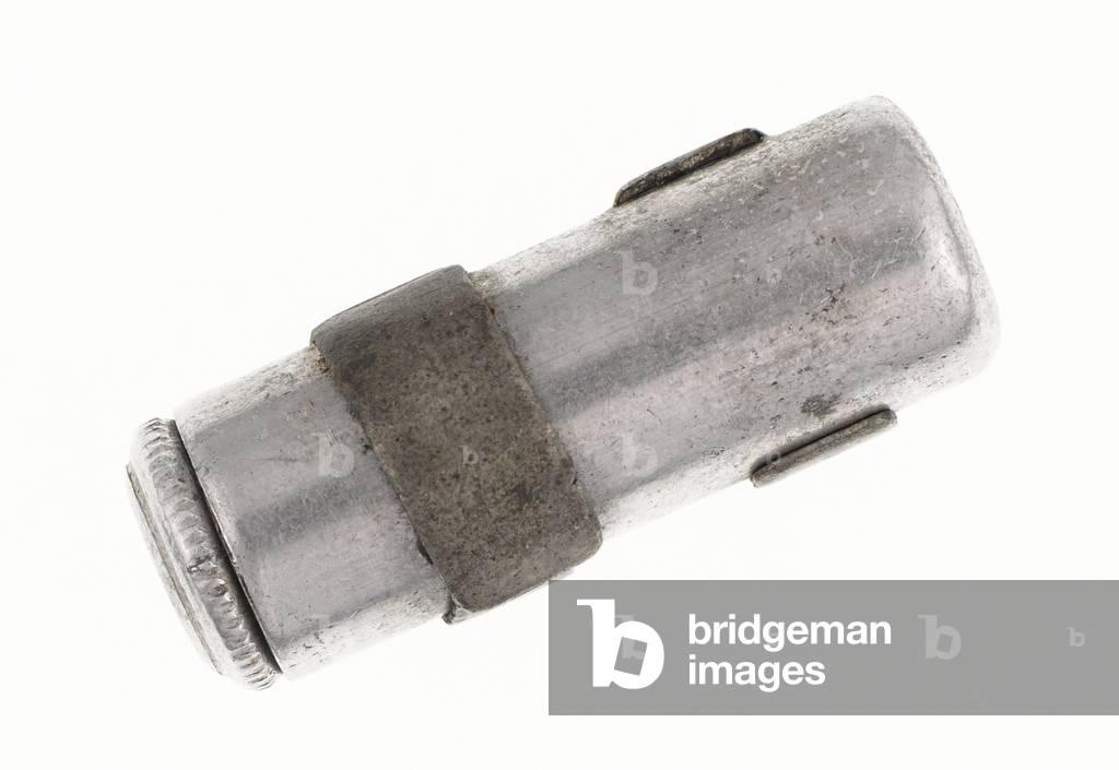 Message capsule from a carrier pigeon, 1916 circa