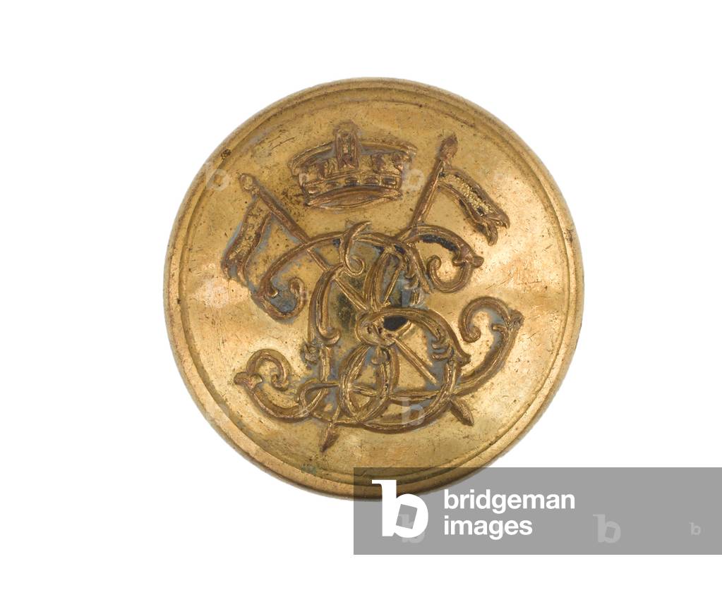 Button, 9th Regiment of Bengal Lancers, pre-1901 (gilt)