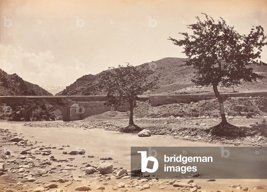 The bridge across the Surkhab river, c.1879 (photo)
