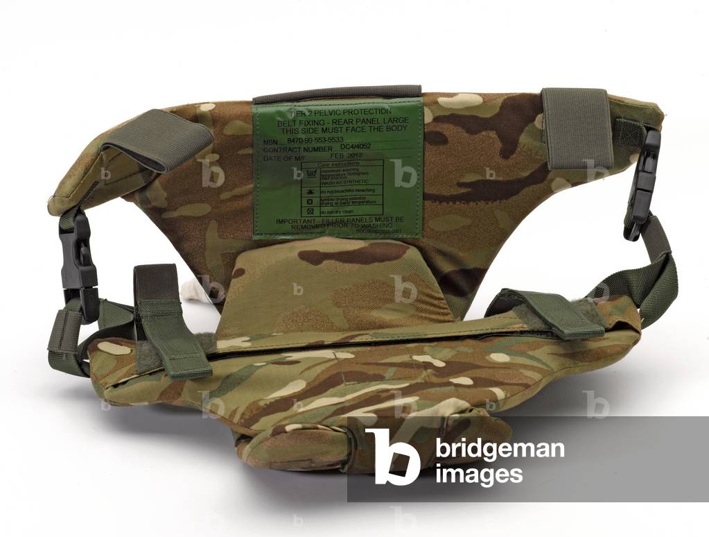 Multi-terrain pattern (MTP) tier two pelvic protection armour, 2010 circa