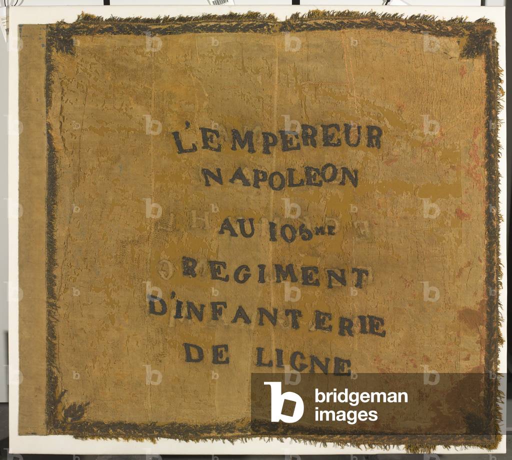 Banner of the French 105th Regiment, 1815 circa (fabric)