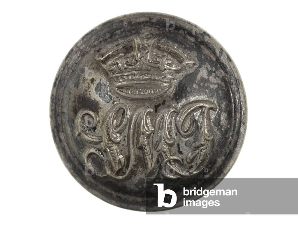Button, Sibsagar Mounted Infantry, 1901-1947 (metal)
