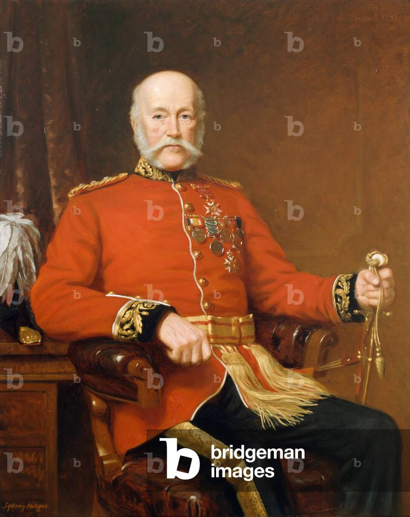 General Joseph Edwin Thackwell CB (1813-1900) 1894 (oil on canvas)