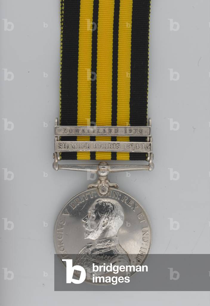 Africa General Service Medal 1902-1956, Private Abdi Gulaid, Somaliland Camel Corps (Africa General Service Medal 1902-56, 2 clasps)