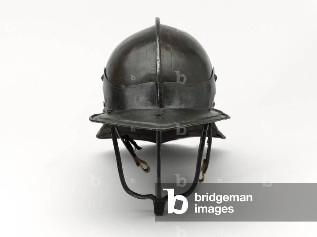 Three bar lobster tailed pot helmet, c.1640 (helmet, pot, three-barred)