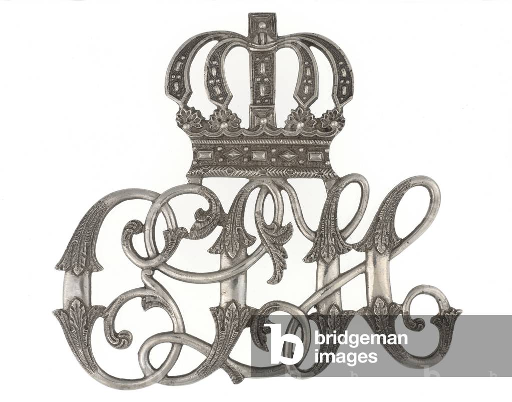 Sabretache badge, Calcutta Light Horse, 1887-1901. (metal)