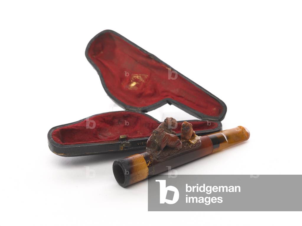 Cigar holder owned by S/Sgt A Deacon, 31st Coy Army Service Corps, c.1902 (meerschaum)