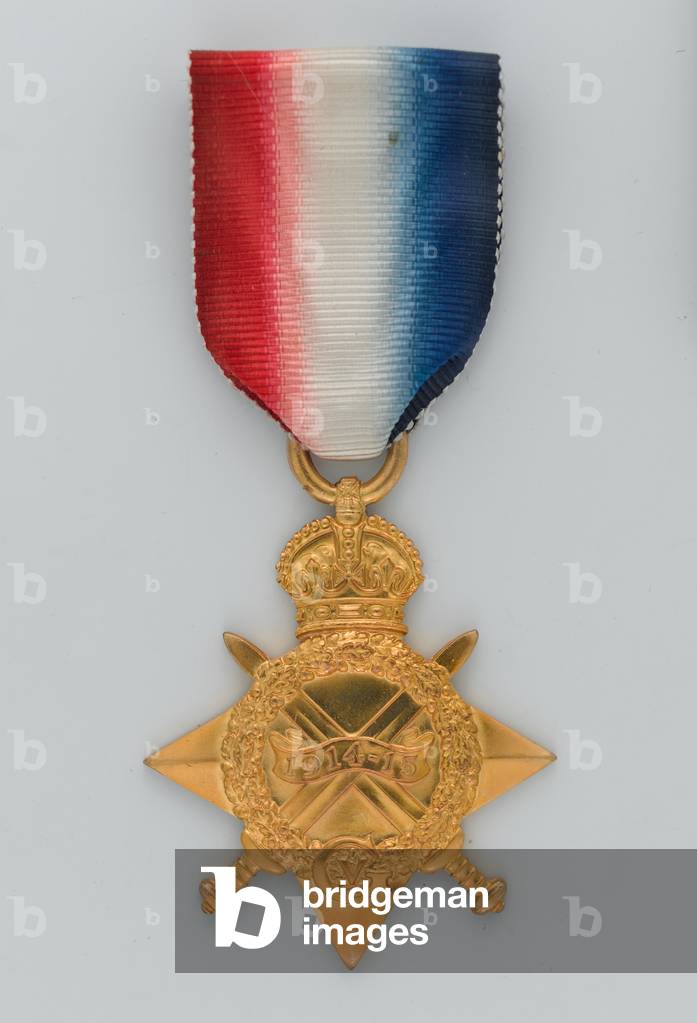 1914-15 Star, 2nd Lieutenant R P Hallowes, Duke of Cambridge's Own (Middlesex Regiment). (metal)