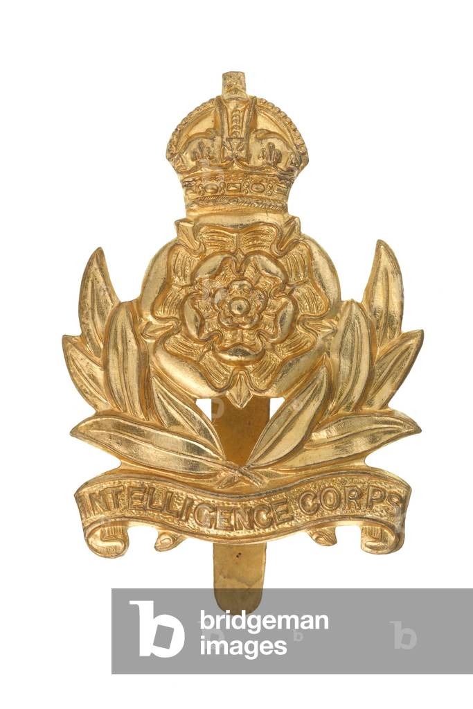 Cap badge, c.1955 (anodized yellow metal)