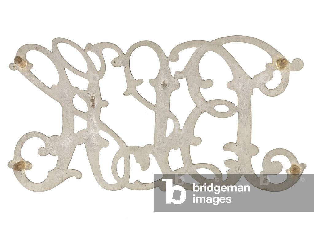 Sabretache badge, Bihar Light Horse, 1884-1900 (metal)