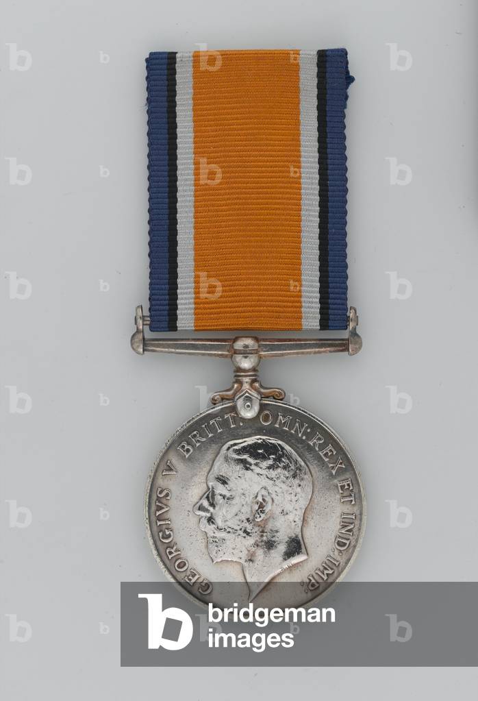 British War Medal 1914-20, Captain A M C McReady Diarmid, Duke of Cambridge's Own (Middlesex Regiment) (metal)