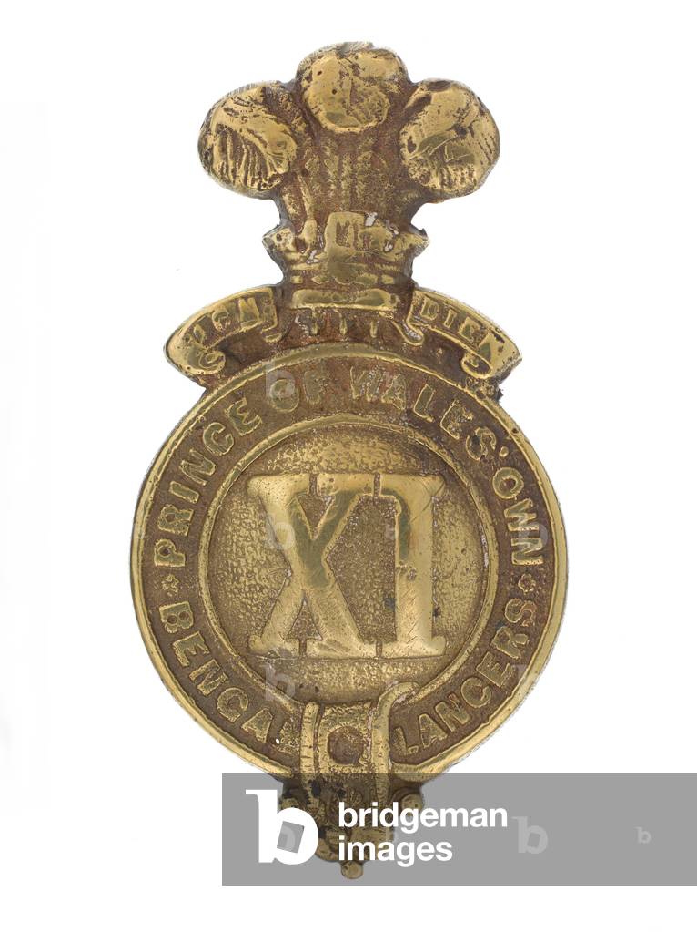 Bit boss, 11th (The Prince of Waless Own) Bengal Lancers, 1876-1903 (brass)
