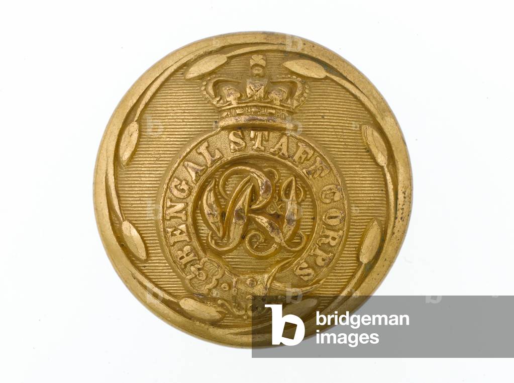 Button, Bengal Staff Corps, 1876-1891 (gilt)