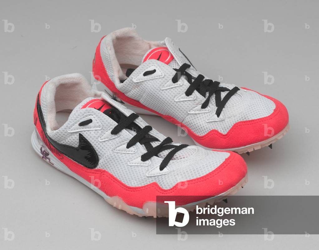 Pair of running shoes, Kelly Holmes, 1998 circa