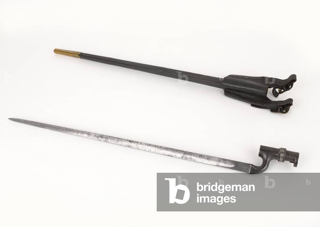 Scabbard for Pattern 1876 Martini-Henry socket bayonet (metal)