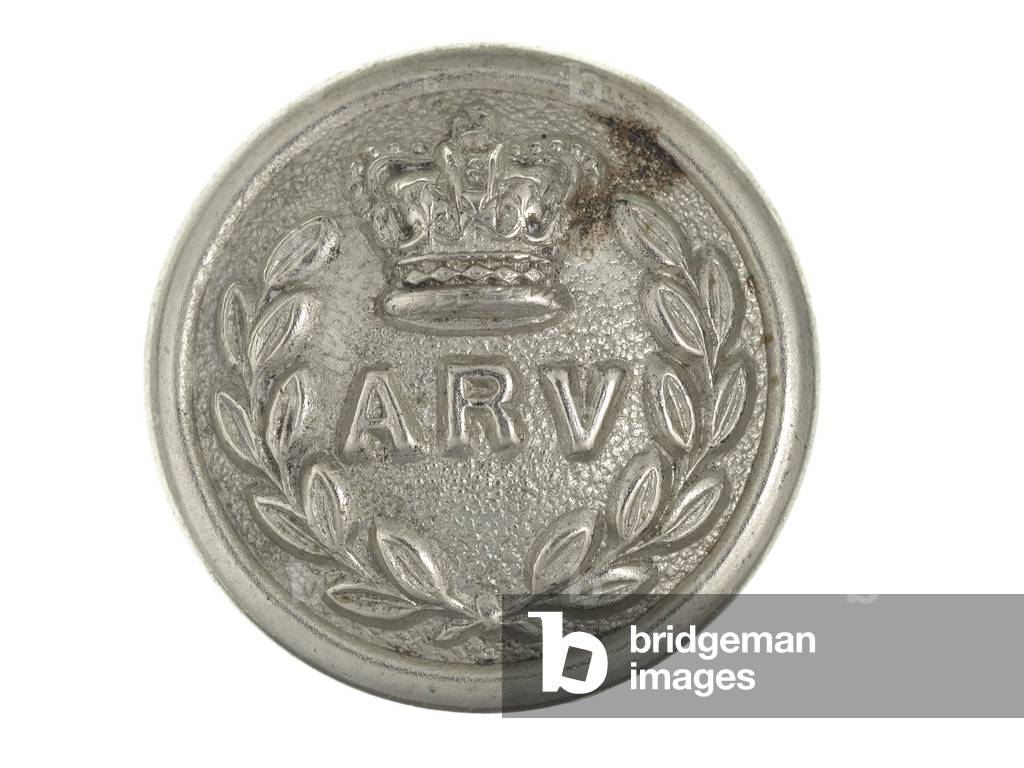 Button, Allahabad Volunteer Rifles, pre-1901 (metal)