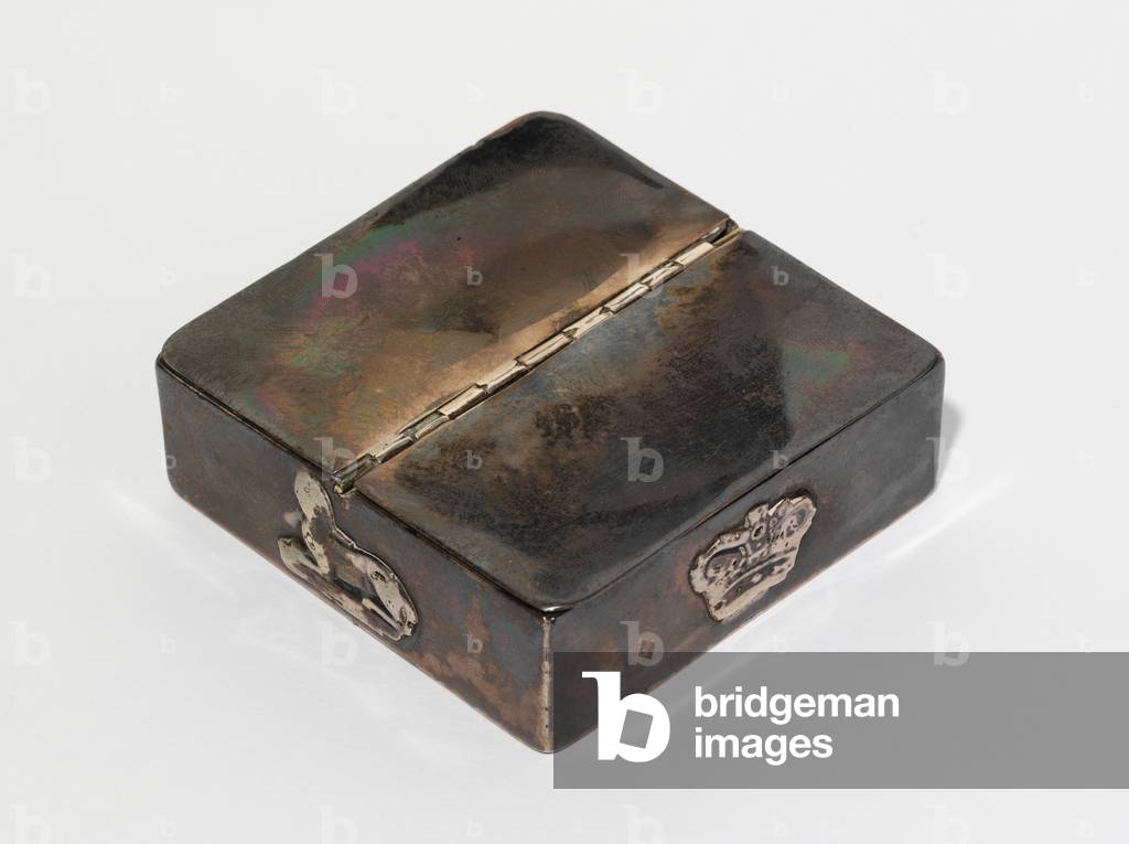 Snuff box from the mess plate of the 88th Connaught Rangers, 1793 circa (silver)