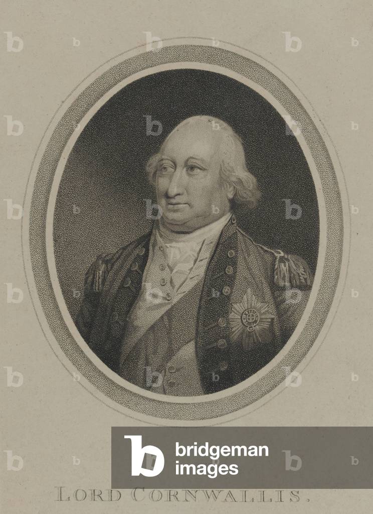 Lord Cornwallis, 1800 circa (stipple engraving)