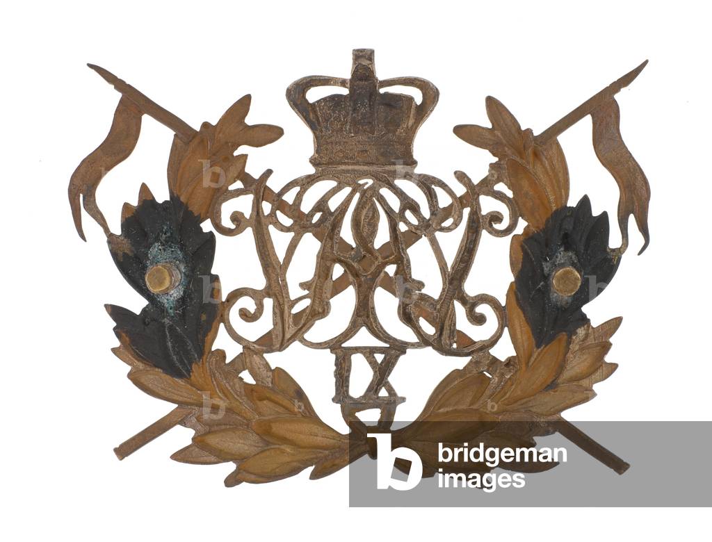 Pouch badge, 11th Regiment of Bengal Cavalry (Lancers), 1864-1876