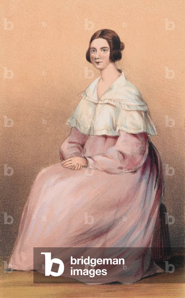 Mrs Waller, 1842 (colour litho)