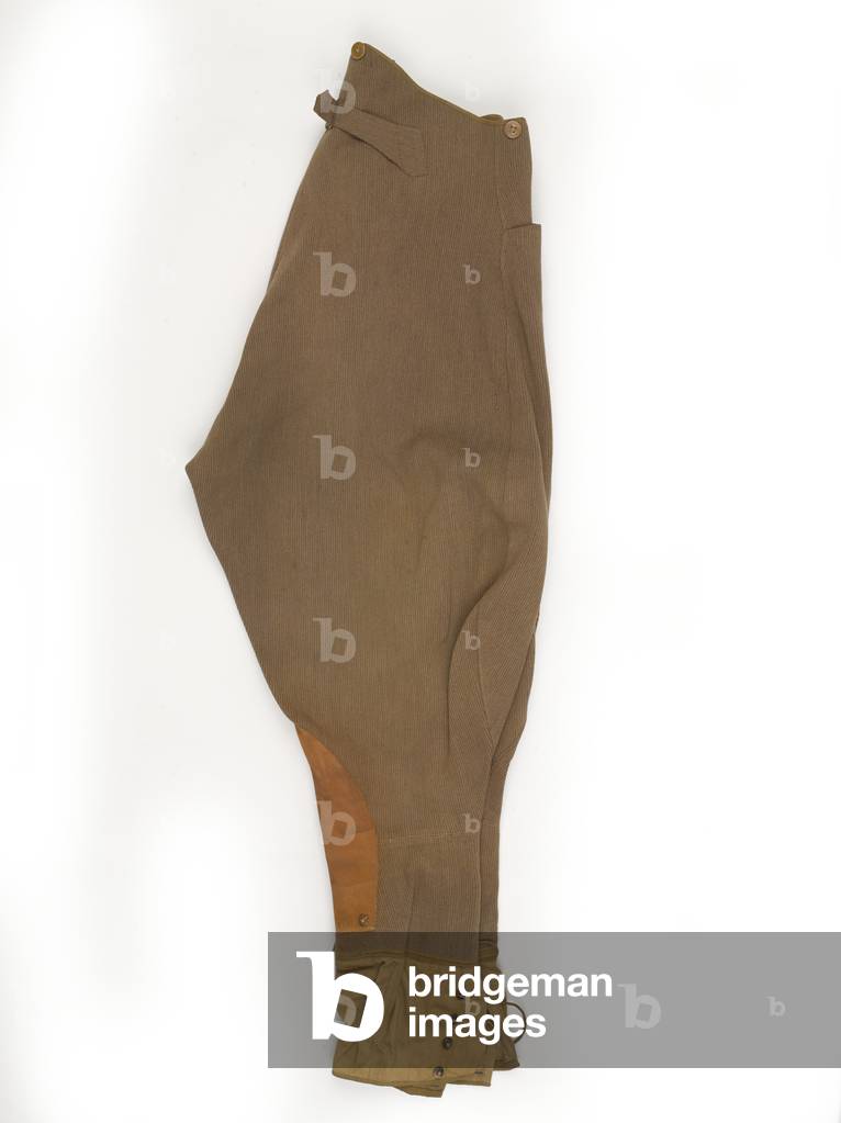 Service dress riding breeches worn by Lieutenant-Colonel C P Rooke, 1916 (fabric)