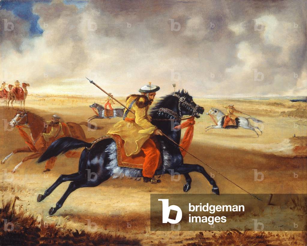Skinner's Horse at Exercise, c.1840 (oil on canvas)