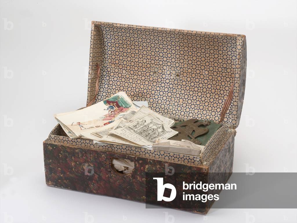 Box trunk used by Captain (later Lieutenant-Colonel) William Tyrwhitt Drake, Royal Regiment of Horse Guards, 1815 (box)