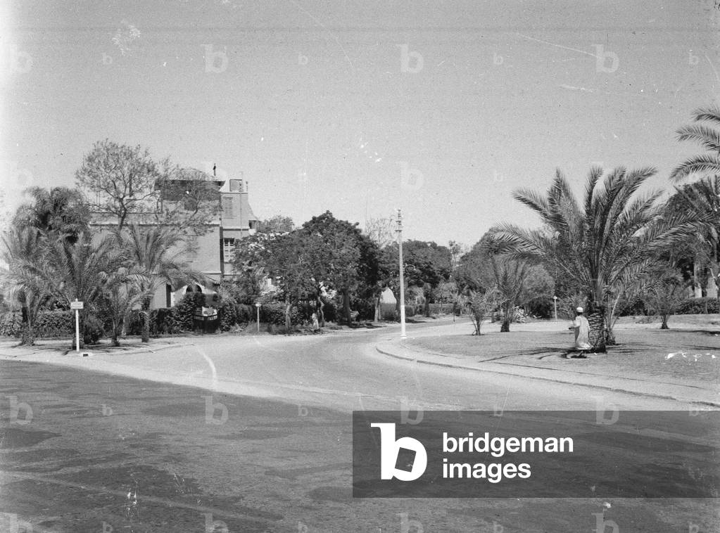 Maadi, Egypt, 1943 (b/w photo)