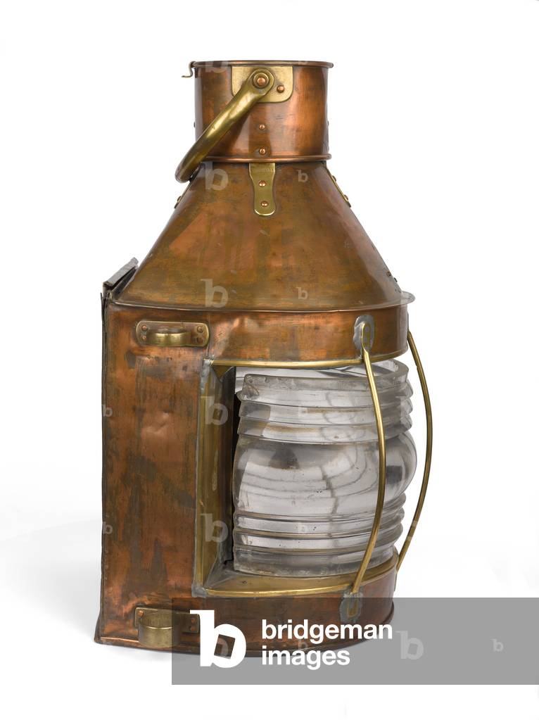 Masthead steaming light from the SS 'River Clyde', c.1915 (light, masthead)