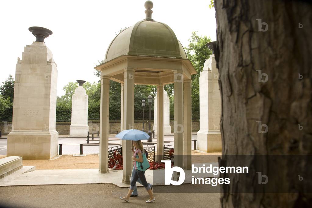 Memorial Gates, Constitution Hill, 2008 (b/w photo)