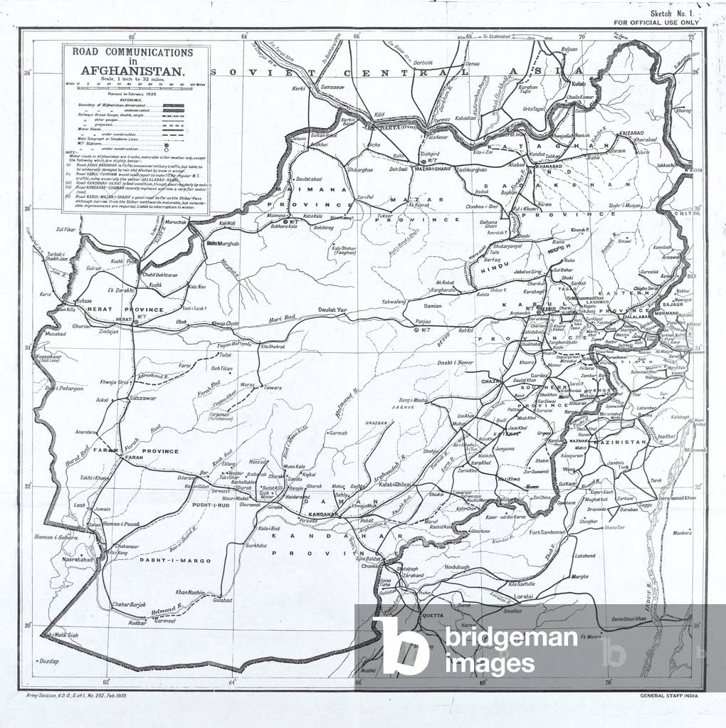 Road Communications in Afghanistan (engraving)