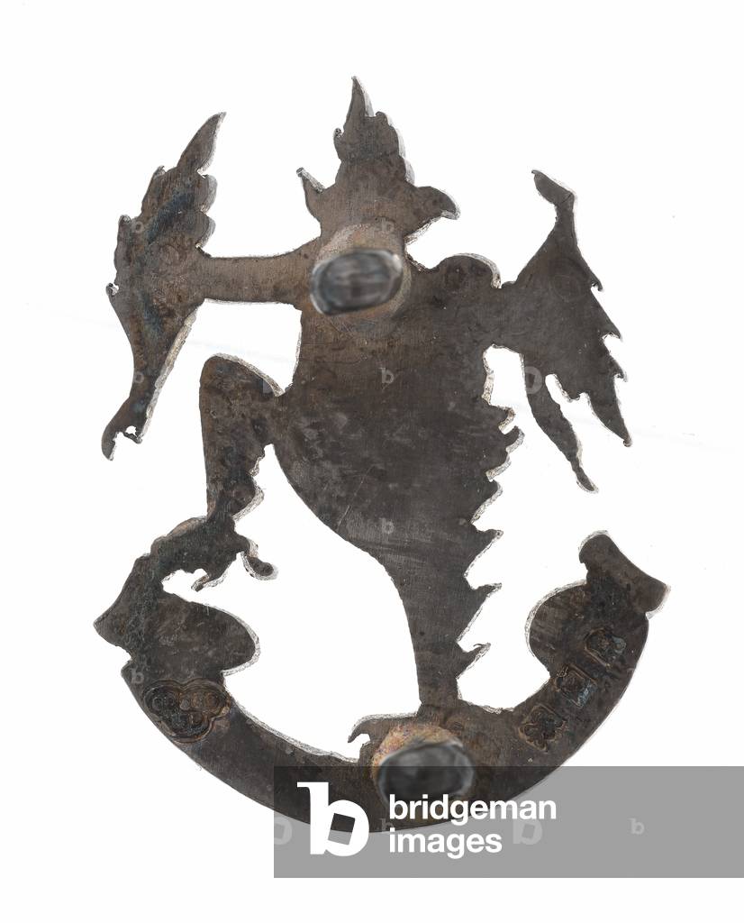 Collar badge, 85th Burma Rifles, 1918-1922 (metal)