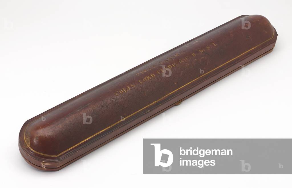 Field Marshal's baton of Lord Clyde, Army Staff, 1862 (gold and velvet)