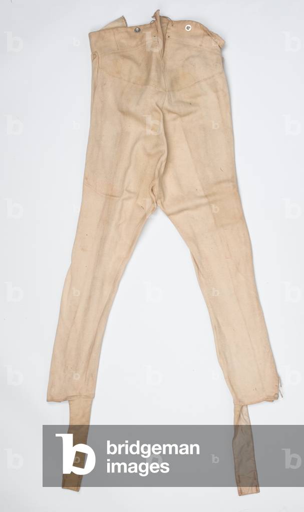 Pantaloons, Surgeon John Smet, 8th (Kings Royal Irish) Light Dragoons, 1823 circa (fabric)
