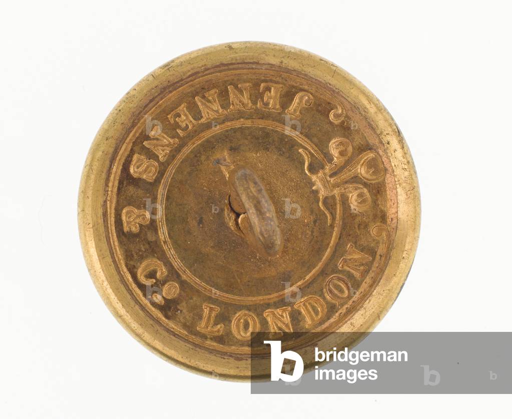 Button, officer, 9th Regiment of Bengal Lancers, 1886-1901 (gilt)