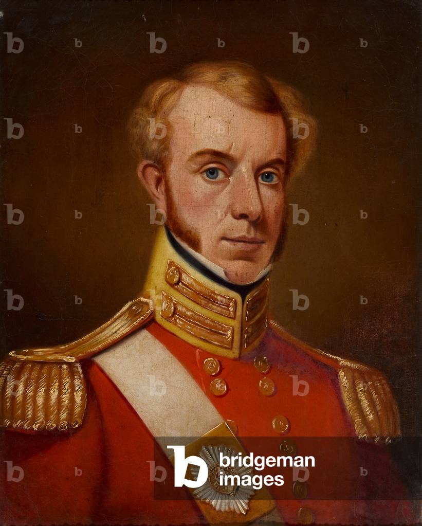 Lieutenant (later Lieutenant-Colonel) George Talbot, 8th Bengal Native Infantry, 1835 circa (oil on canvas)