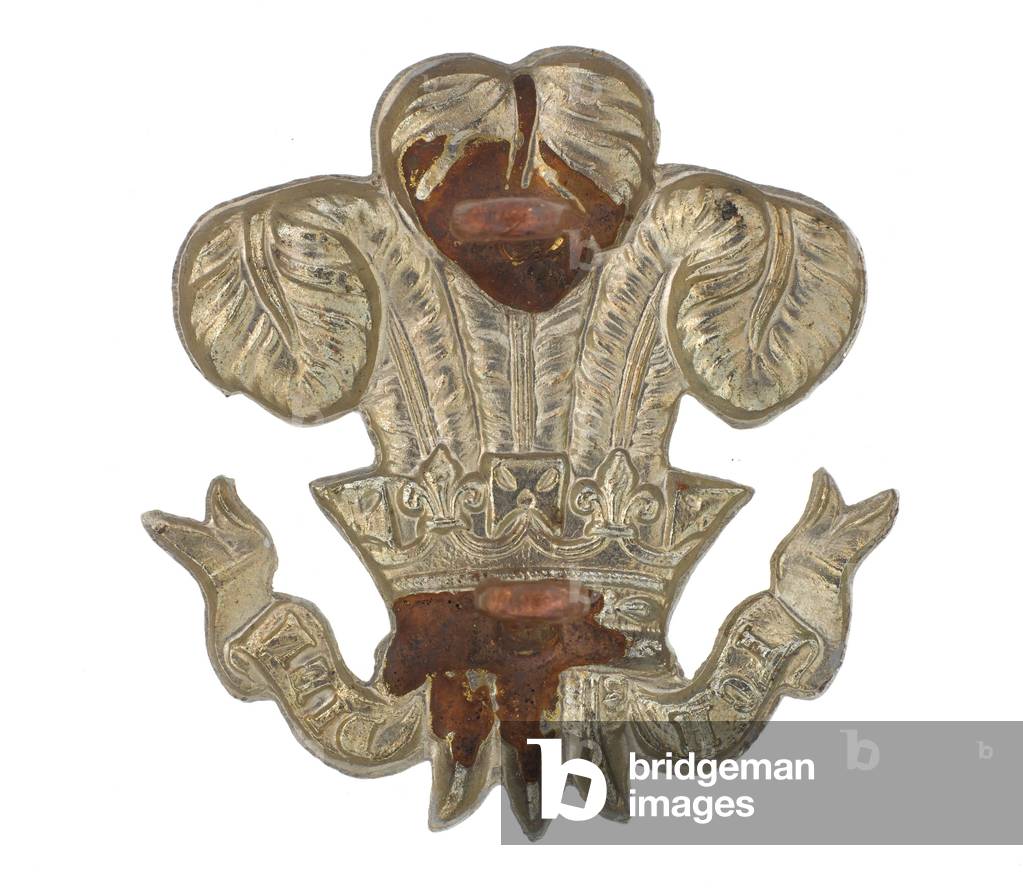 Cap badge, 11th (Prince of Waless Own) Regiment of Bengal Lancers, 1876-1922 (metal)