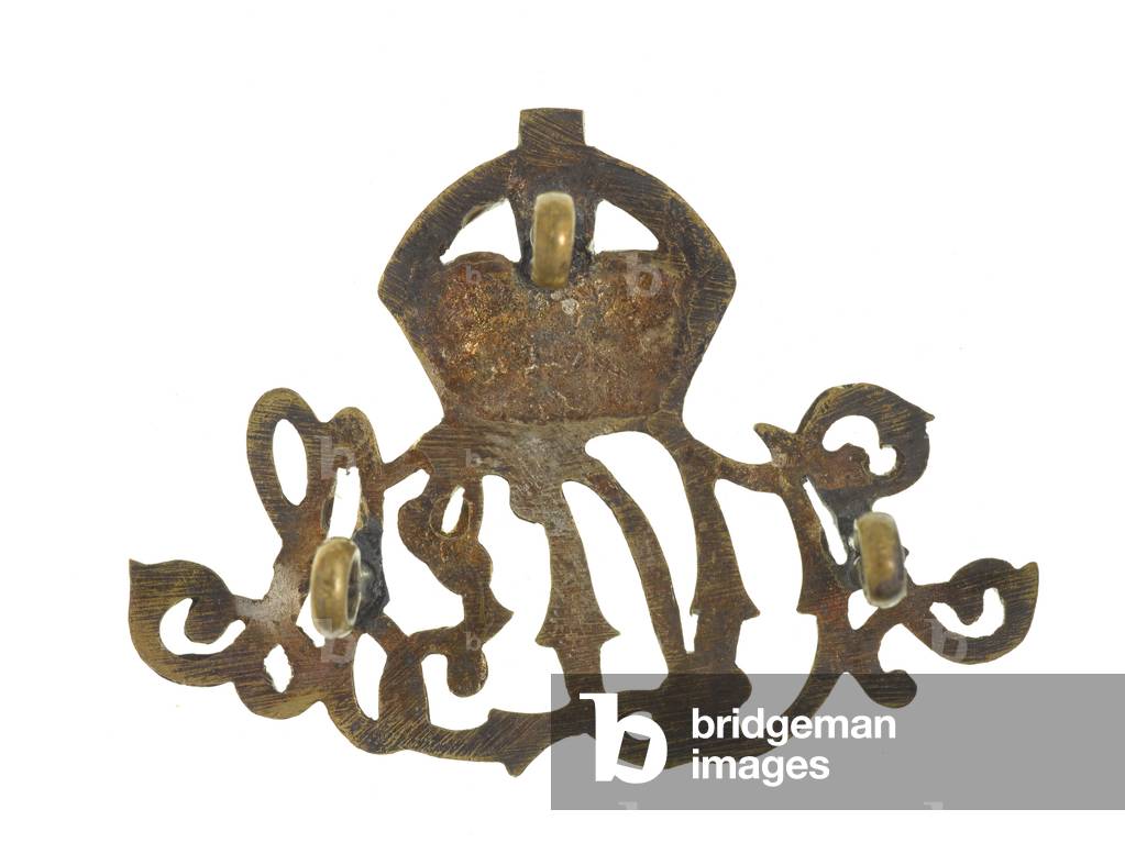 Side hat badge, Assam Valley Light Horse, 1901-1947 (brass)