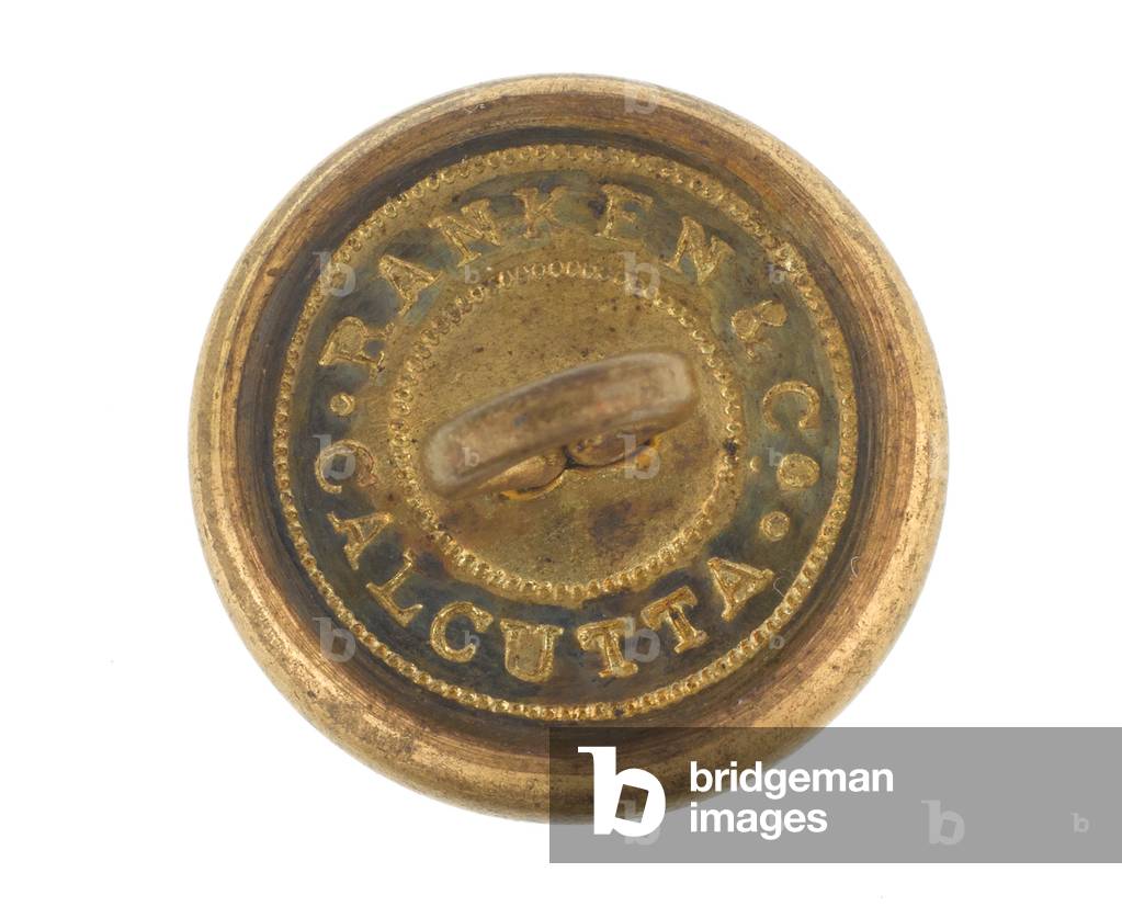 Button, 9th Regiment of Bengal Lancers, pre-1901 (gilt)