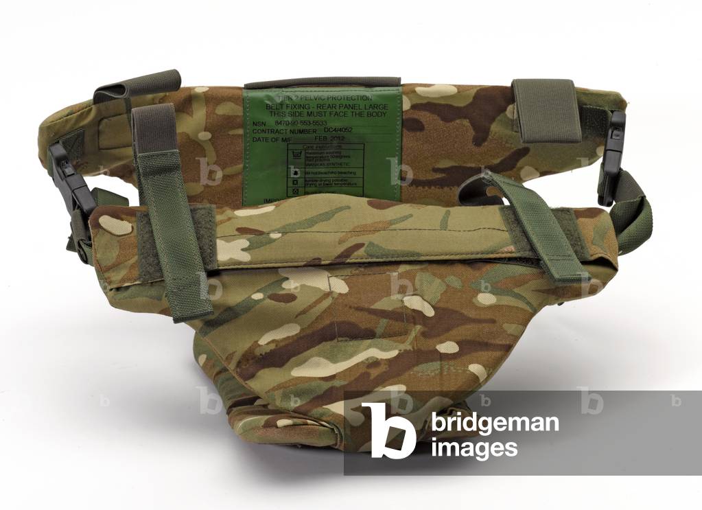 Multi-terrain pattern (MTP) tier two pelvic protection armour, 2010 circa