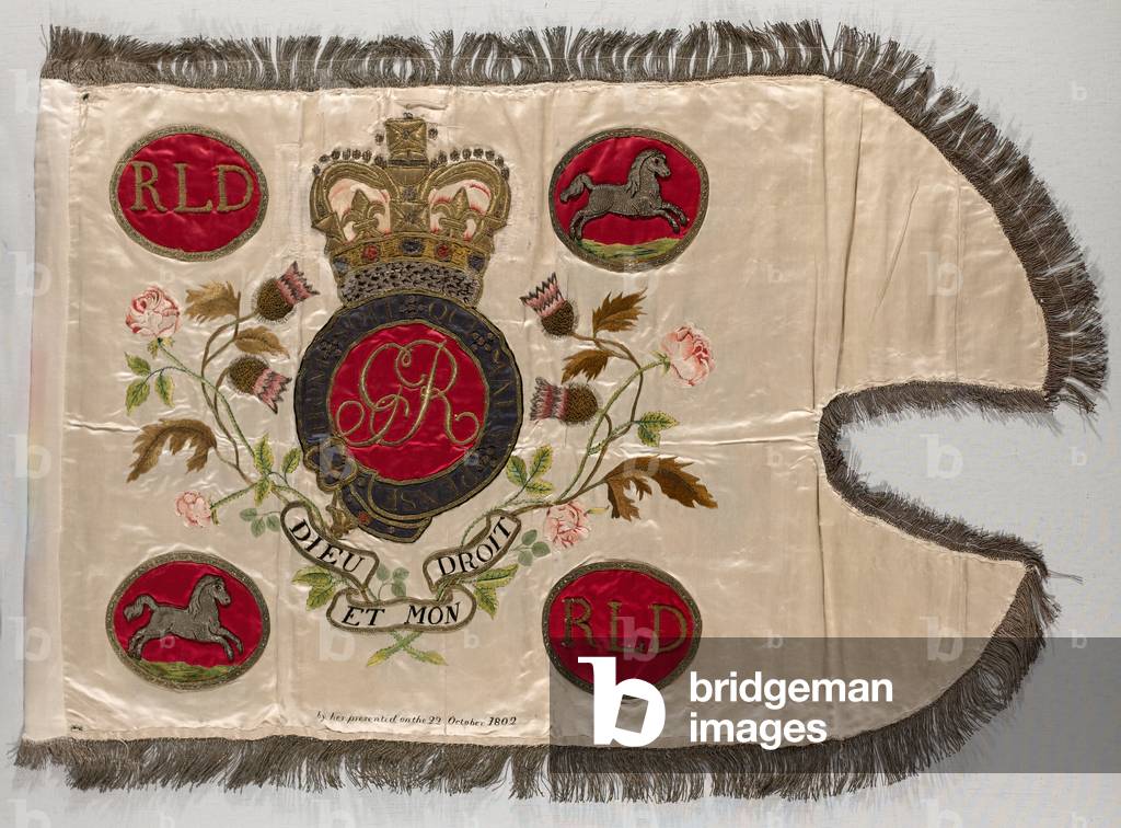 Troop guidon, Ringwood Light Dragoons Yeomanry Cavalry (Hampshire), 1802-1814 (guidon)