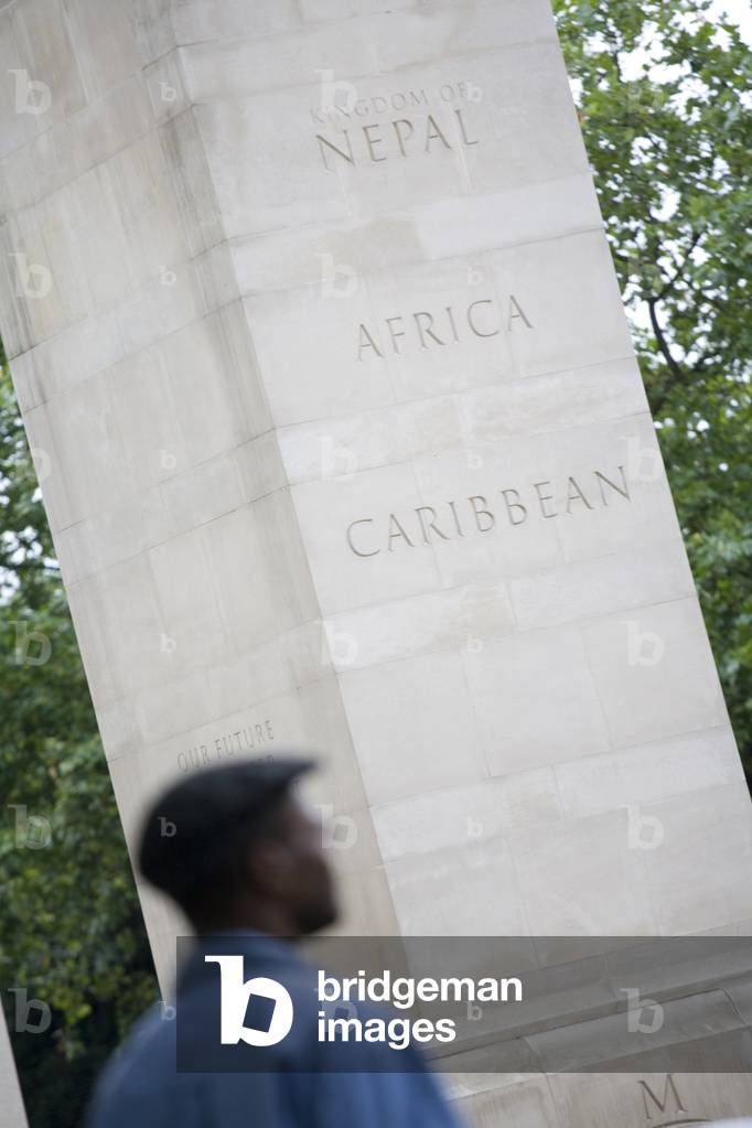Memorial Gates, Constitution Hill, 2008 (b/w photo)
