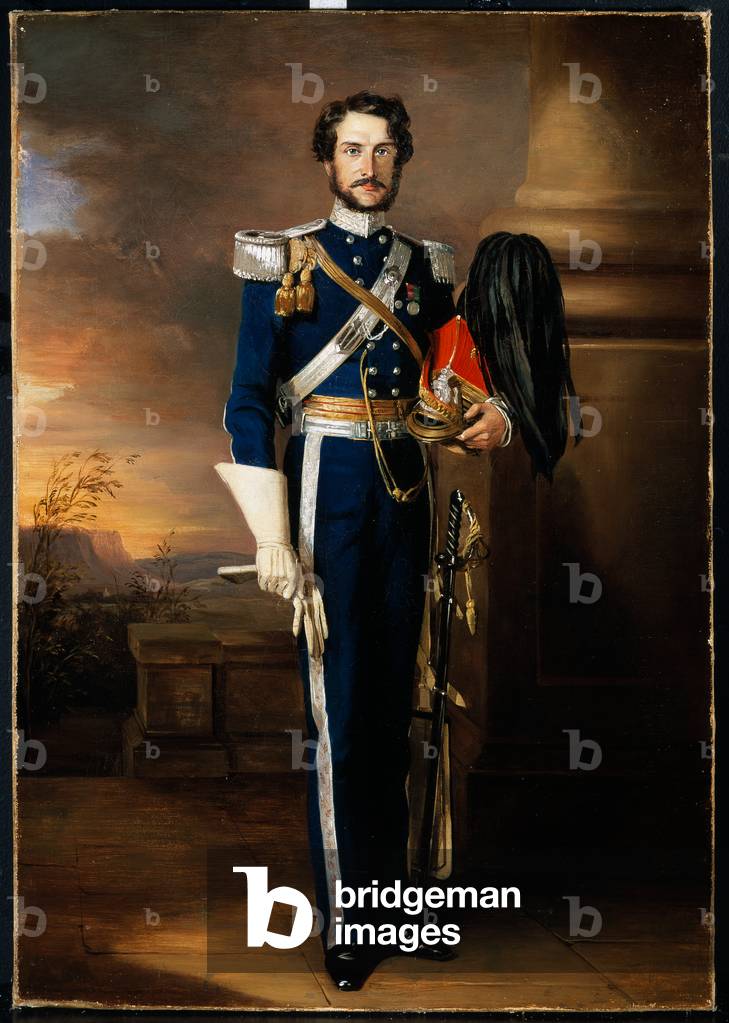 An unidentified officer, 1st Bombay Light Cavalry, 1848 (oil on canvas)