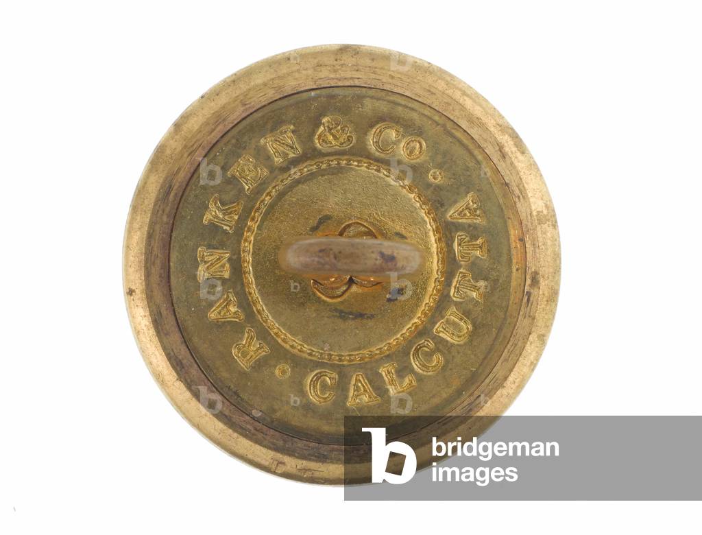 Button, 9th Regiment of Bengal Lancers, pre-1901 (gilt)